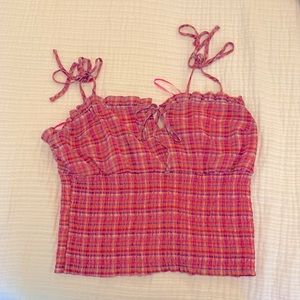 Aqua Pink Crop Top - from Bloomingdale’s